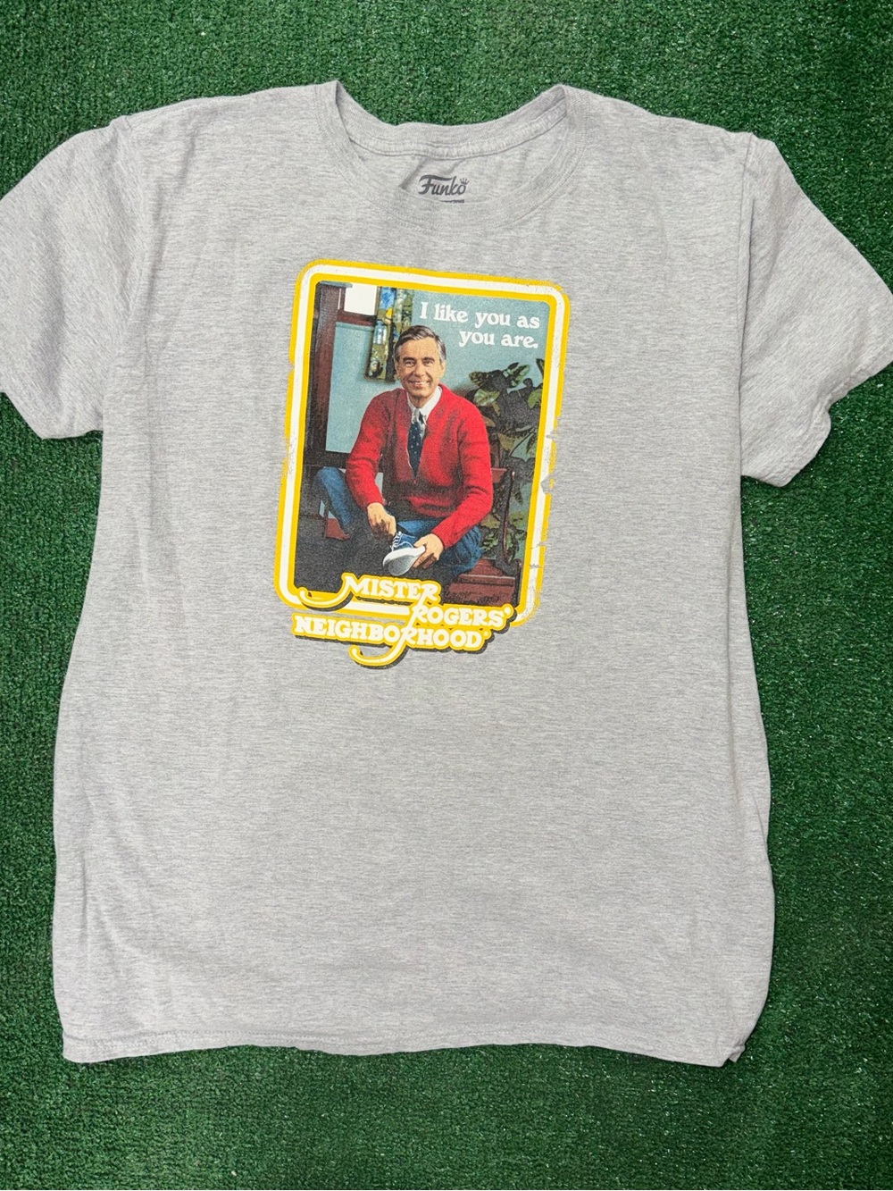 Funko Gray Tee with Red Cardigan Graphic
